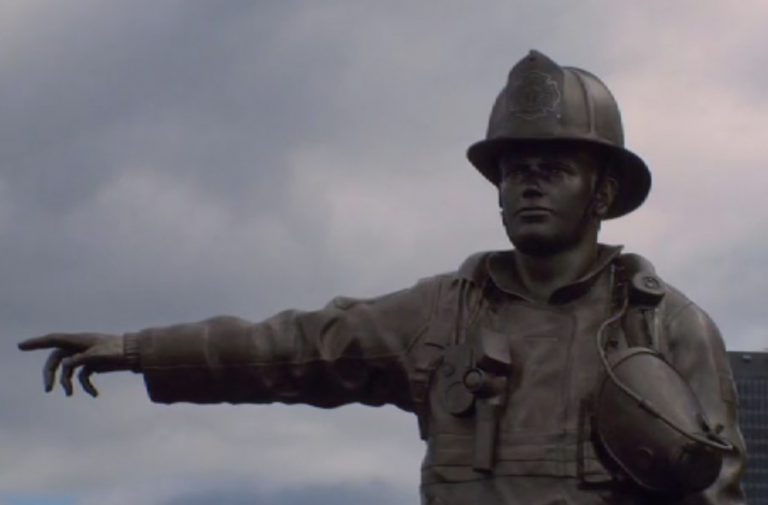 Bronze-firefighter-statue